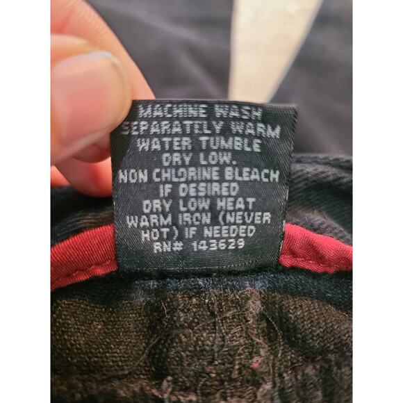 Encrypted size 7 boys distressed with red lining jeans - Picture 7 of 7